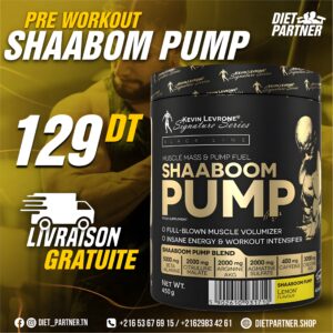 Shaaboom Pump PreWorkout Kevin Levrone 450g + Livraison Gratuite