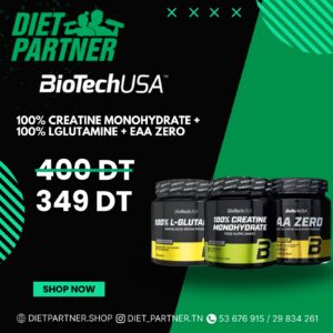 PACK CREATINE MONOHYDRATE + EAA ZERO + GLUTAMINE BIOTECH