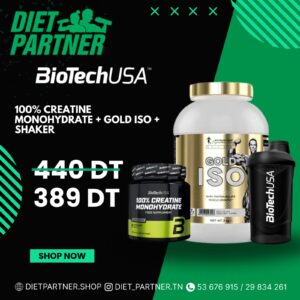 PACK GOLD ISO KEVIN + CREATINE BIOTECH + SHAKER