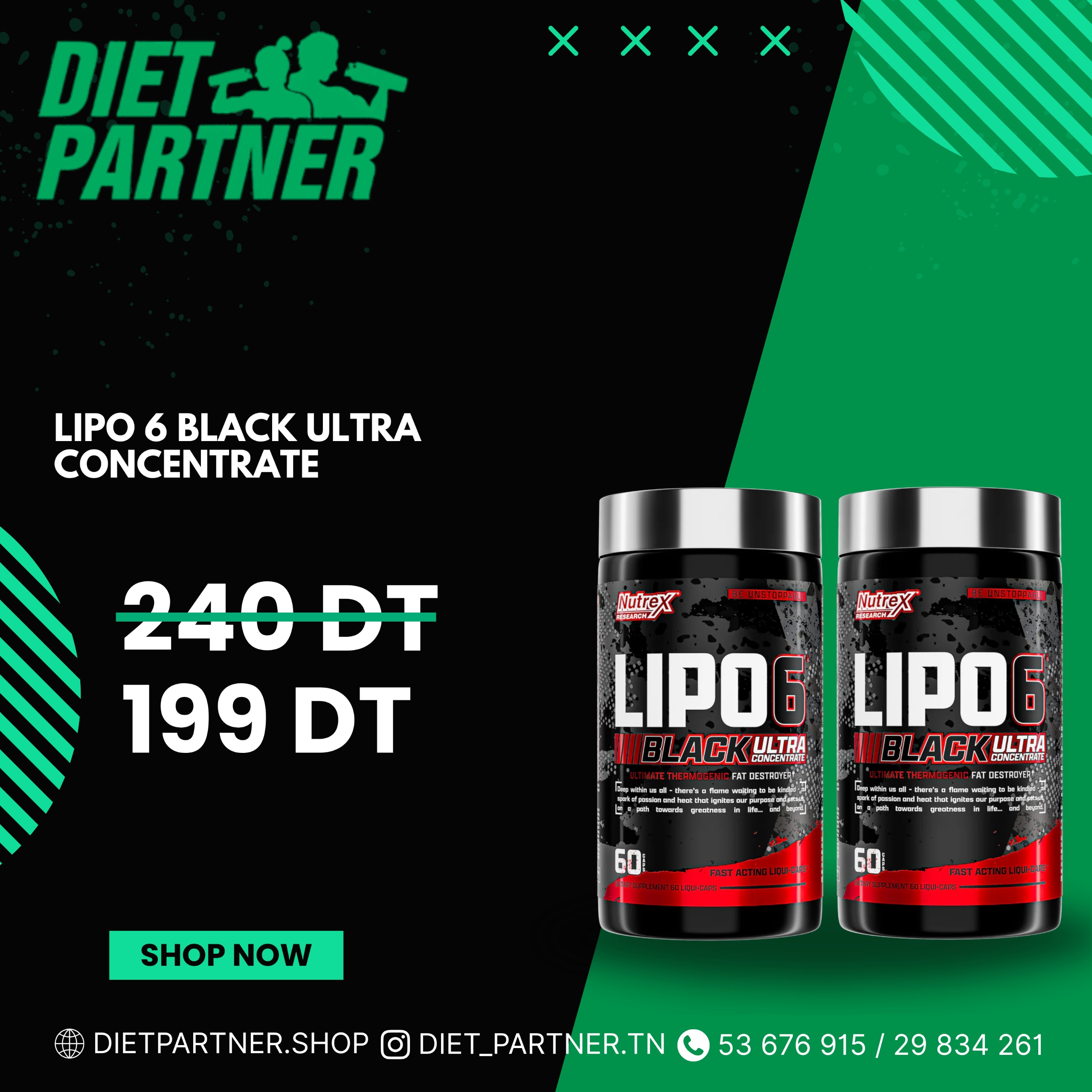 DEUX LIPO SIX BLACK ULTRA CONCENTRATE