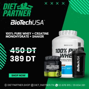 PACK PURE WHEY + CREATINE BIOTECH + SHAKER