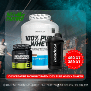 PACK PURE WHEY + CREATINE BIOTECH + SHAKER